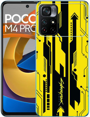 FCS Poco M4 Pro 5G Printed Back skin Mobile Skin(Cyberpunk Skin)