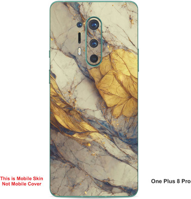 VYBE The Smart Choice One Plus 8 Pro Abstract Embossed Mobile Skin(Hippie Blue A3)