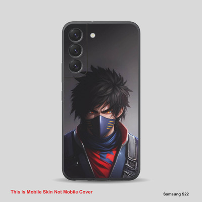 VYBE The Smart Choice Samsung S22 Goku Mobile Skin Mobile Skin(Milk White B44)