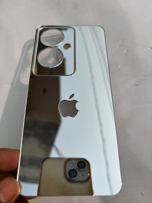 TWUAOP OPPO F25 PRO 5G MIRROR BACK PANNEL ACRYLIC SHEET Mobile Skin(Silver)