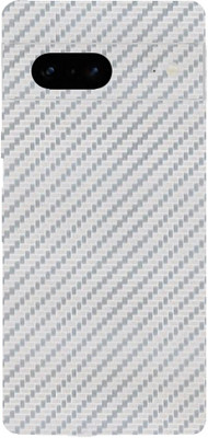BUGGU Google Pixel 7 Mobile Skin(Ultra Super Silver Carbon Fiber Skin With High Matte Finish.)