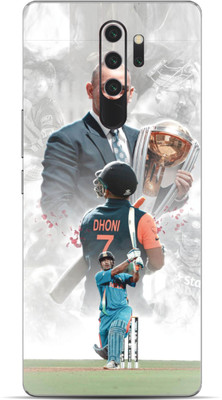 VYBE The Smart Choice Redmi 9 M.S. Dhoni Mobile Skin Mobile Skin(Cadet Gray 19)