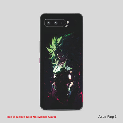 VYBE The Smart Choice Asus Rog 3 Goku Mobile Skin Mobile Skin(Olive Green 2)