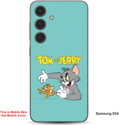 VYBE The Smart Choice Samsung S24 Tom & Jerry Embossed Mobile Skin(Lights Blue 14)