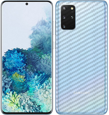 candeal mart Samsung Galaxy S20 Plus / S20+ carbon fiber 3D back skin / Mobile Skin Mobile Skin(Transparent)