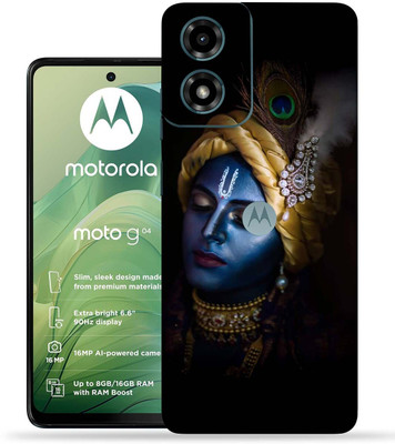 OggyBaba Moto G04 Mobile Skin(Blue Krishna)