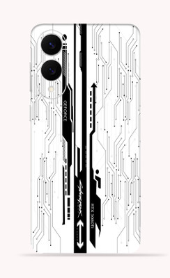 Gizmo Wraps Samsung S25 edge 5g Mobile Skin(White CyberPunk)