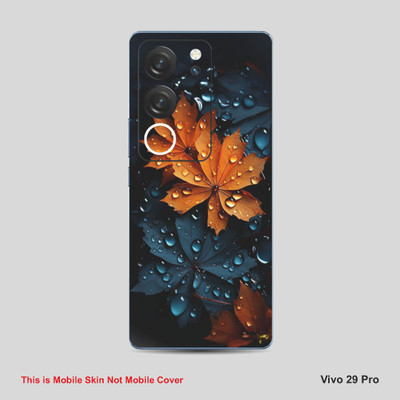 VYBE The Smart Choice Vivo 29 Pro Pattern Mobile Skin Mobile Skin(Dark Grey Blue A1)