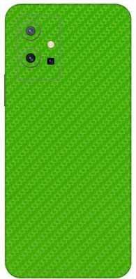 Vcare GadGets Fiber Carbon Green vivo T1 5G Mobile Skin(Fiber Carbon Green)