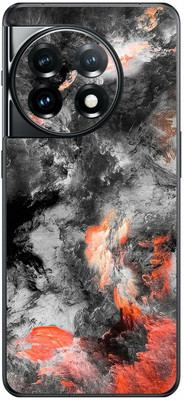 FCS OnePlus 11 5G Printed Back Skin: White Smoke Mobile Skin(White Smoke Skin)