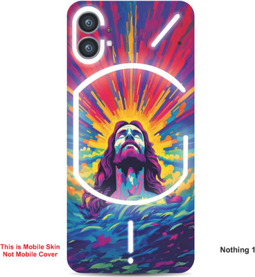 VYBE The Smart Choice Nothing 1 Abstract Embossed Mobile Skin(Pinkish Grey 1)