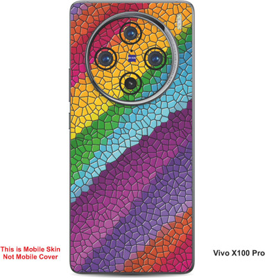 VYBE The Smart Choice Vivo X100 Pro Pattern Embossed Mobile Skin(Light Eggplant 19)