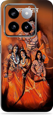 SkinoMania Xiaomi 14 Premium Vinyl Mobile Skin (Multicolor) Mobile Skin(Jai Shree Ram)