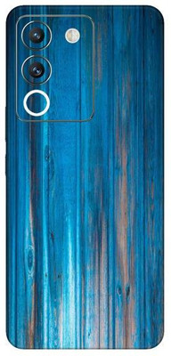 Vcare GadGets Blue Wooden Vivo Y200 5G Mobile Skin(Multicolor)