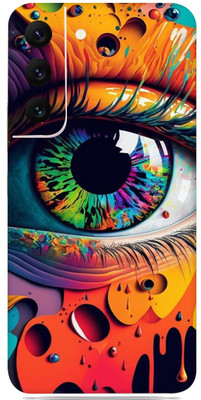 SkinoMania Samsung Galaxy S22 5g Mobile Skin(Multicolor Eye abstract)