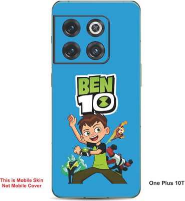 VYBE The Smart Choice One Plus 10T Ben 10 Embossed Mobile Skin(Curious Blue 25)