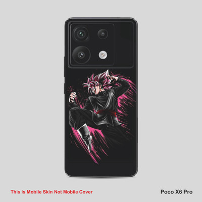 VYBE The Smart Choice Poco X6 Pro Goku Mobile Skin Mobile Skin(Bashful Pink B24)