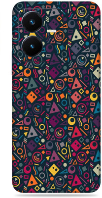 SkinoMania Vivo Y22 Mobile Skin(Multicolor Geometric Shapes)