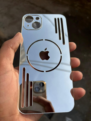 TWUAOP APPLE IPHONE 13 BACK PANNEL ACRYLIC SHEET MERO APPLE Mobile Skin(Silver)