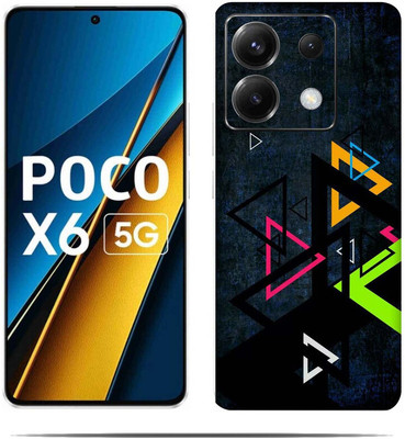 LAMHA Poco X6 5G.. Mobile Skin(Ultra Super Multicolor Skin With HiighQuality Matte Finish.)
