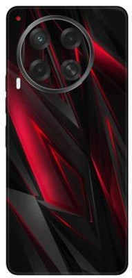 Vcare GadGets Camon 30 (5G) Mobile Skin(Red & Black)