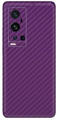 Vcare GadGets Vivo X60 Pro Plus Mobile Skin(Fiber Carbon Purple)