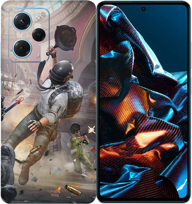 SkinoMania POCO X5 Pro 5G Mobile Skin(Multicolor Pub-G-Pan-Fight)