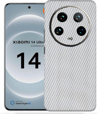 OggyBaba xiaomi 14 Ultra 5g Mobile Skin(Silver CF)