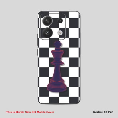 VYBE The Smart Choice Redmi 13 Pattern Mobile Skin Mobile Skin(Multi Colour T8)