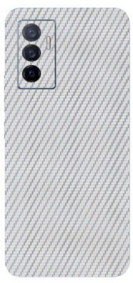 Pochanki Vivo V23e 5G, vivo v23e 5g Mobile Skin(Ultra Super Silver Carbon Fiber Skin With Matte Finish.)