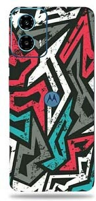 WeCre8 Skin's WeCre8 Skin's Moto_G34_5G Mobile Skin(Abstract Mad Angle)