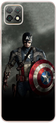FCS Huawei Enjoy 20 5G Printed Back skin Mobile Skin(Captain America)