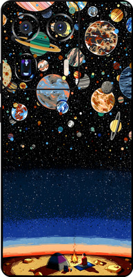 wrap craft MOTO EDGE 50 ULTRA 5G Premium Vinyl BACK Mobile Skin(Multicolor)