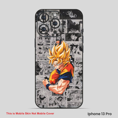 VYBE The Smart Choice iPhone 13 Pro Goku Embossed Mobile Skin(Plum Purple 15)