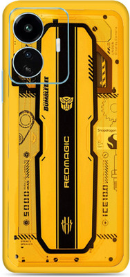 WeCre8 Skin's Vivo Iqoo Z6 Lite 5G Mobile Skin(Yellow Red Magic Multicolor Mobile Skin With Cleaning Wipe)