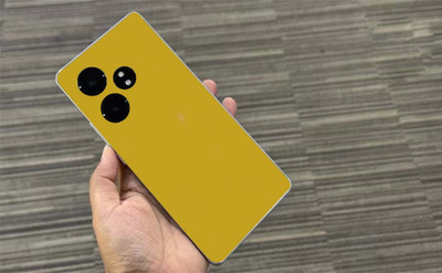 BugguSkin realme GT 6T 5G Mobile Skin(Ulltra Super Golden Matte Skin With High Matte Finish., Mobile Skin (Back+Side+Camera))