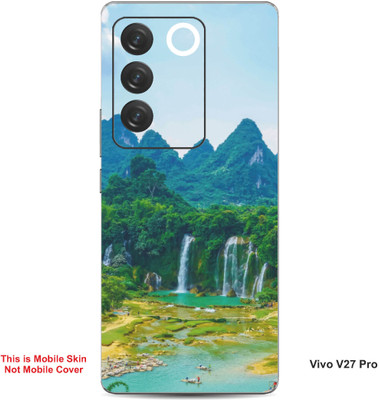 VYBE The Smart Choice Vivo V27 Pro Naturel Mobile Skin(Peacock Green 6)