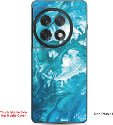 VYBE The Smart Choice One Plus 11 Abstract Embossed Mobile Skin(Ball Blue A11)