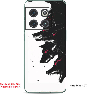 VYBE The Smart Choice One Plus 10T Wolf Embossed Mobile Skin(Ceramic White 31)
