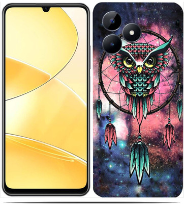 AsSkin Realme C51 Mobile Skin(Ultra Super Rainbow Owl Skin With High Matte Finish.)