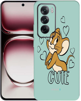 OggyBaba Oppo Reno 12 pro 5g Mobile Skin(Cute Cat)