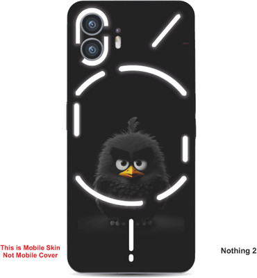 VYBE The Smart Choice Nothing 2 Angry Bird Embossed Mobile Skin(Iridium A2)