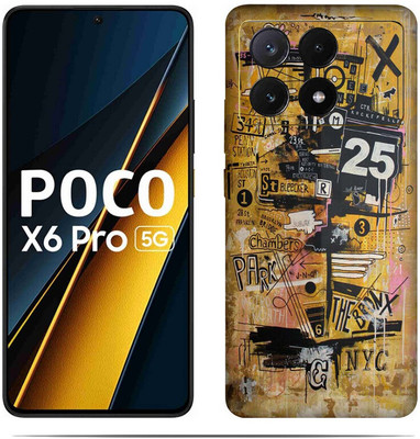 AsSkin Poco X6 Pro 5G., Mobile Skin(Ultra Super Multicolor Skin With HiighQuality Matte Finish.)
