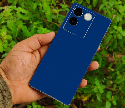 BugguSkin vivo T2 Pro 5G Mobile Skin(Ulltra Super Dark Blue Matte Skin With High Matte Finish., Mobile Skin (Back+Side+Camera))