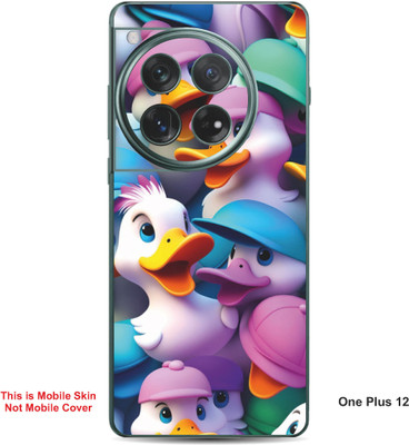 VYBE The Smart Choice One Plus 12 Duck Embossed Mobile Skin(Cadillac Pink 34)