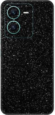 Vcare GadGets V25 5G Mobile Skin(Glitter Black)