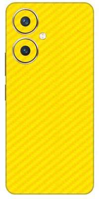 Vcare GadGets Y27 4 G 2023 Mobile Skin(Fiber Carbon Yellow)