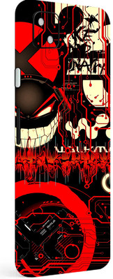 BUGGU Google Pixel 4a Mobile Skin(Ultra Super Red Graffiti Skin With High Matte Finish.)