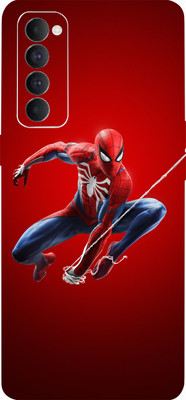 BUGGU OPPO Reno4 Pro Mobile Skin(Ultra Super Spider Man Skin With High Matte Finish.)