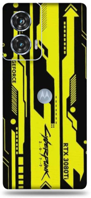 Mclaxa Moto Edge 50 Fusion Mobile Skin(Gforce Yellow Cyber punk)
